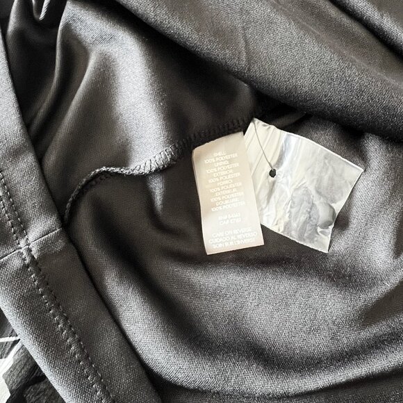 CALVIN KLEIN black white floral chiffon maxi lined flowy dress size 4 - Picture 5 of 8